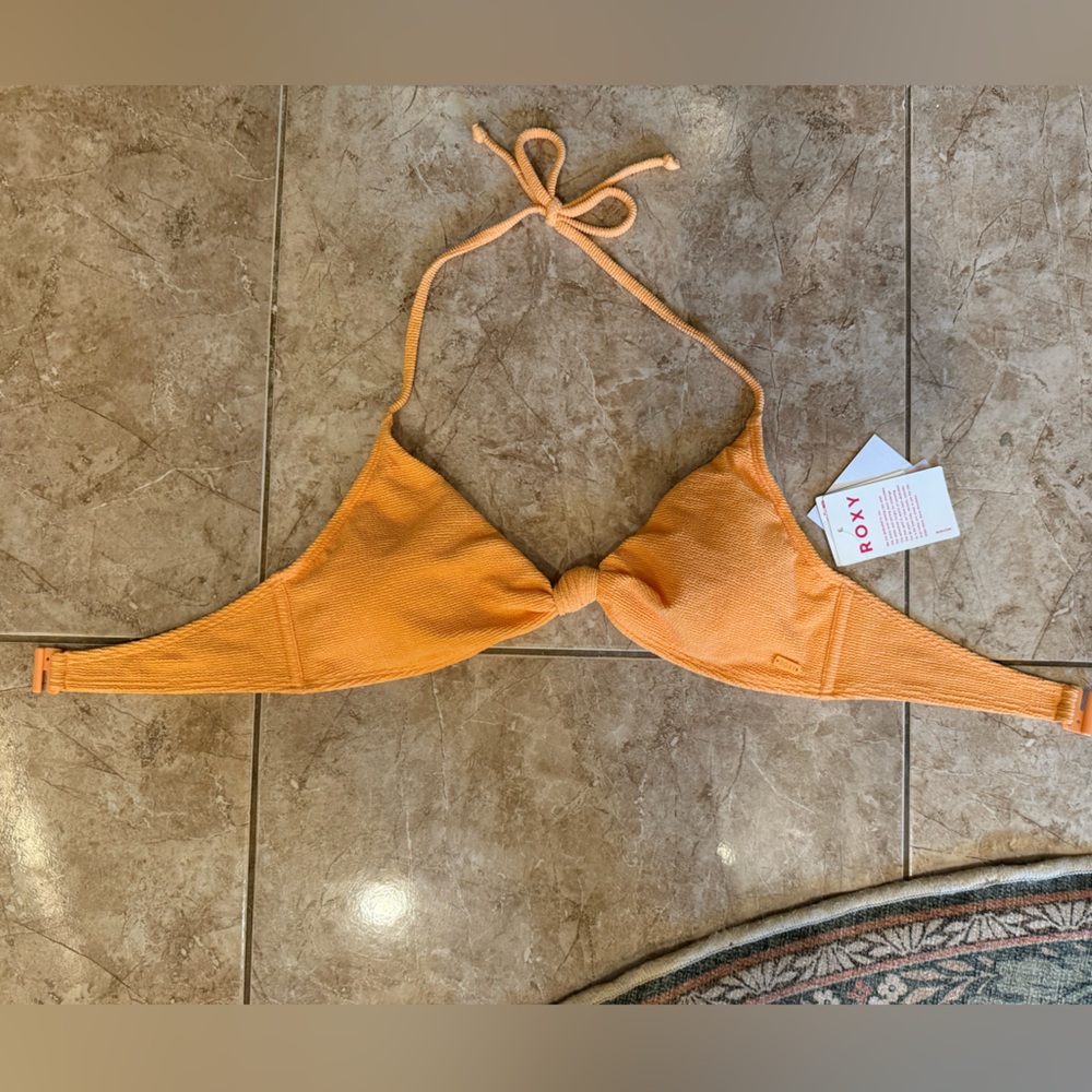 Roxy Vibrant Orange Swim Top